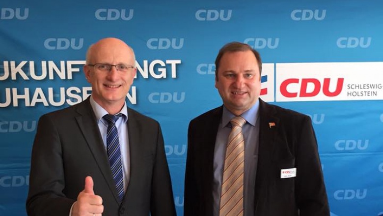 Klaus Jensen, Mdl und Volker Nielsen
