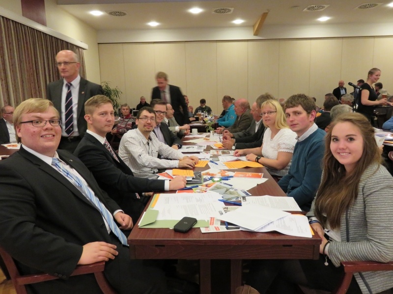 Die Junge Union auf dem Kreisparteitag