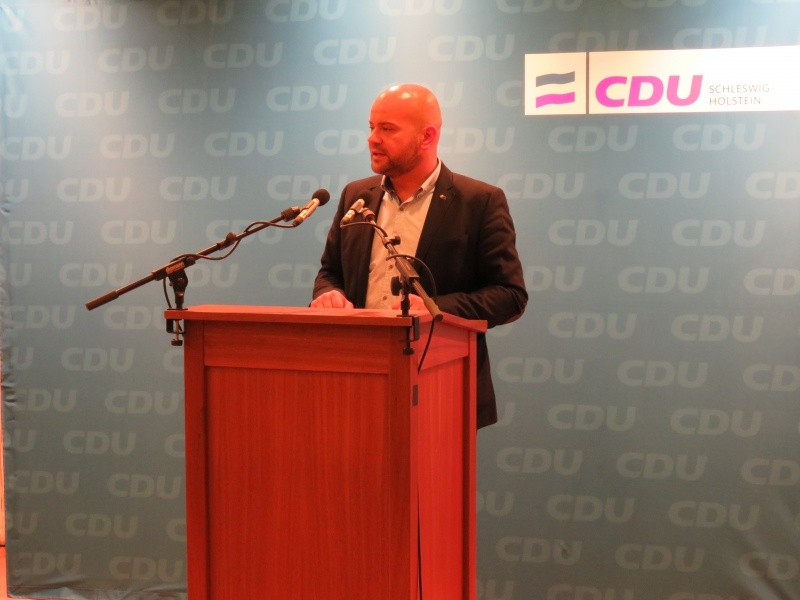 Den Bericht aus der Kreistagsfraktion hält der Fraktionsvorsitzender Tim Hanke.