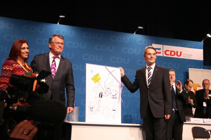 Ingbert Liebing verabschiedet Reimer Böge