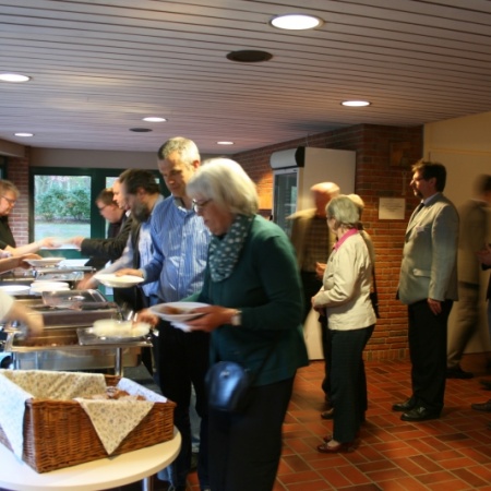 Zum Abluss gab es für jeden Gast eine Suppe.