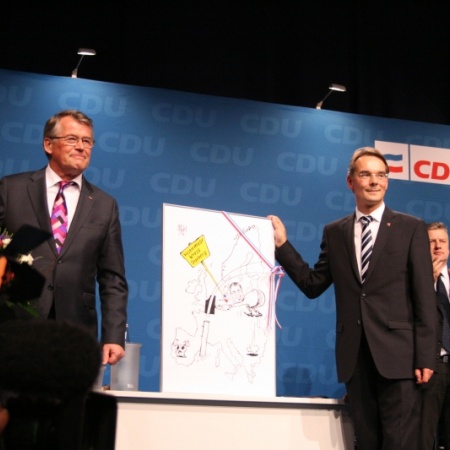 Ingbert Liebing verabschiedet Reimer Böge